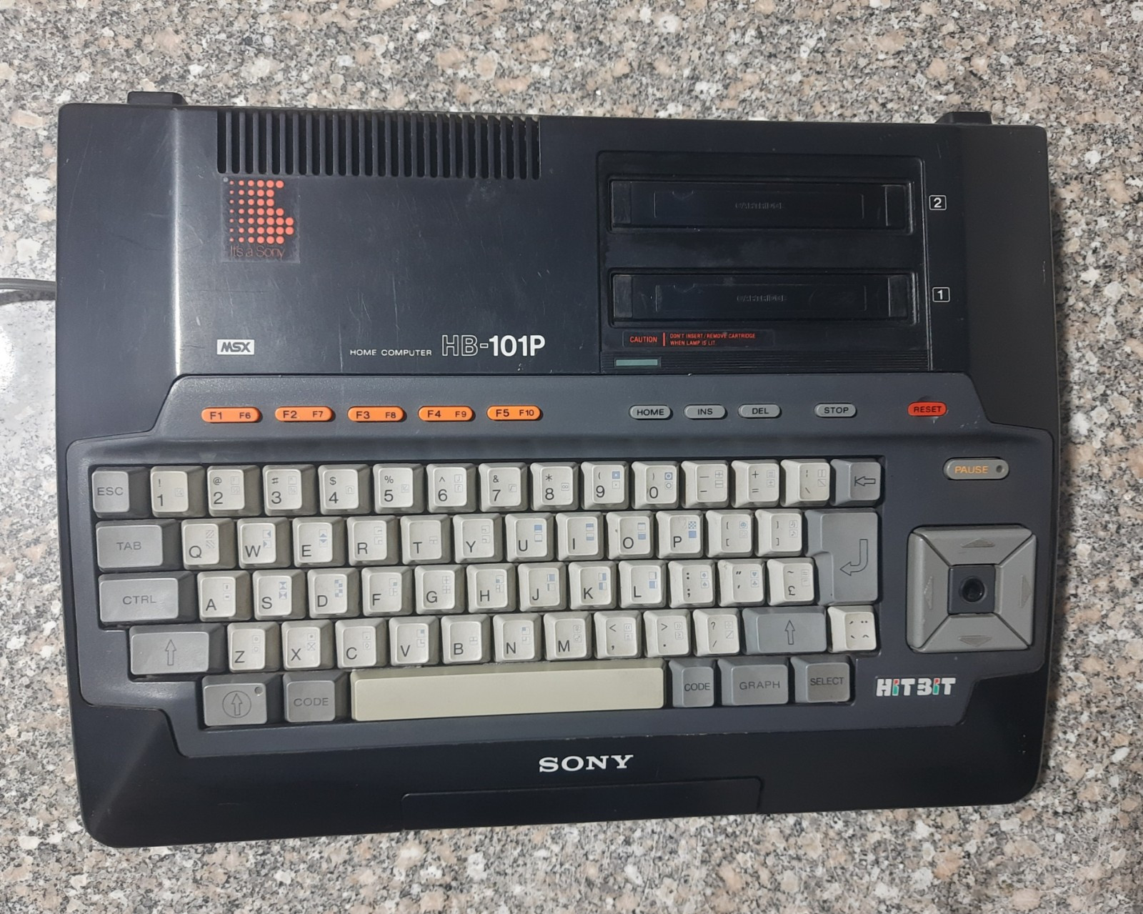 Sony Hit Bit MSX HB-101P  vintage and  rare  Working And Tested