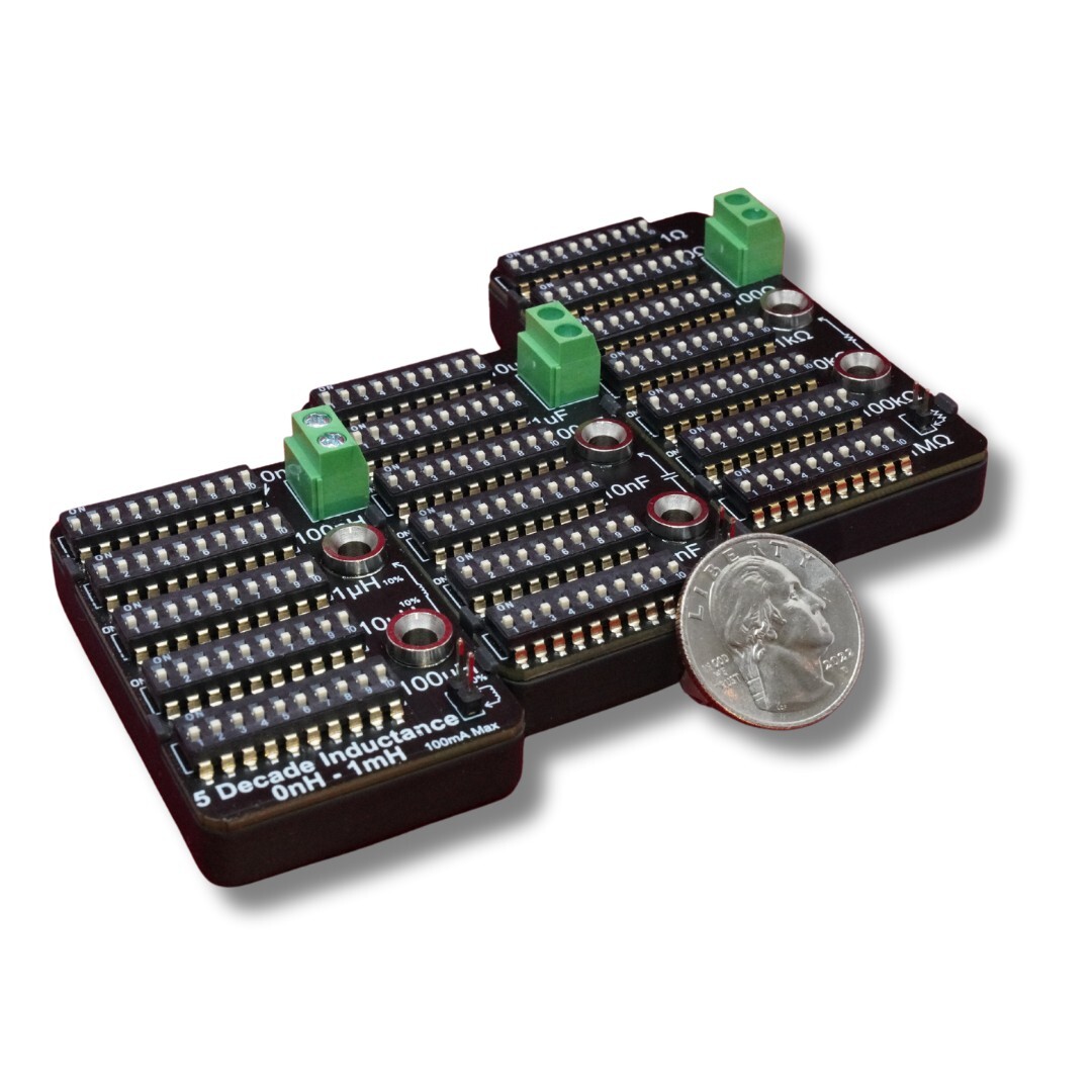 L.C.R Decade Box/Board Combo Pack -Resistance, Capacitance and Inductance
