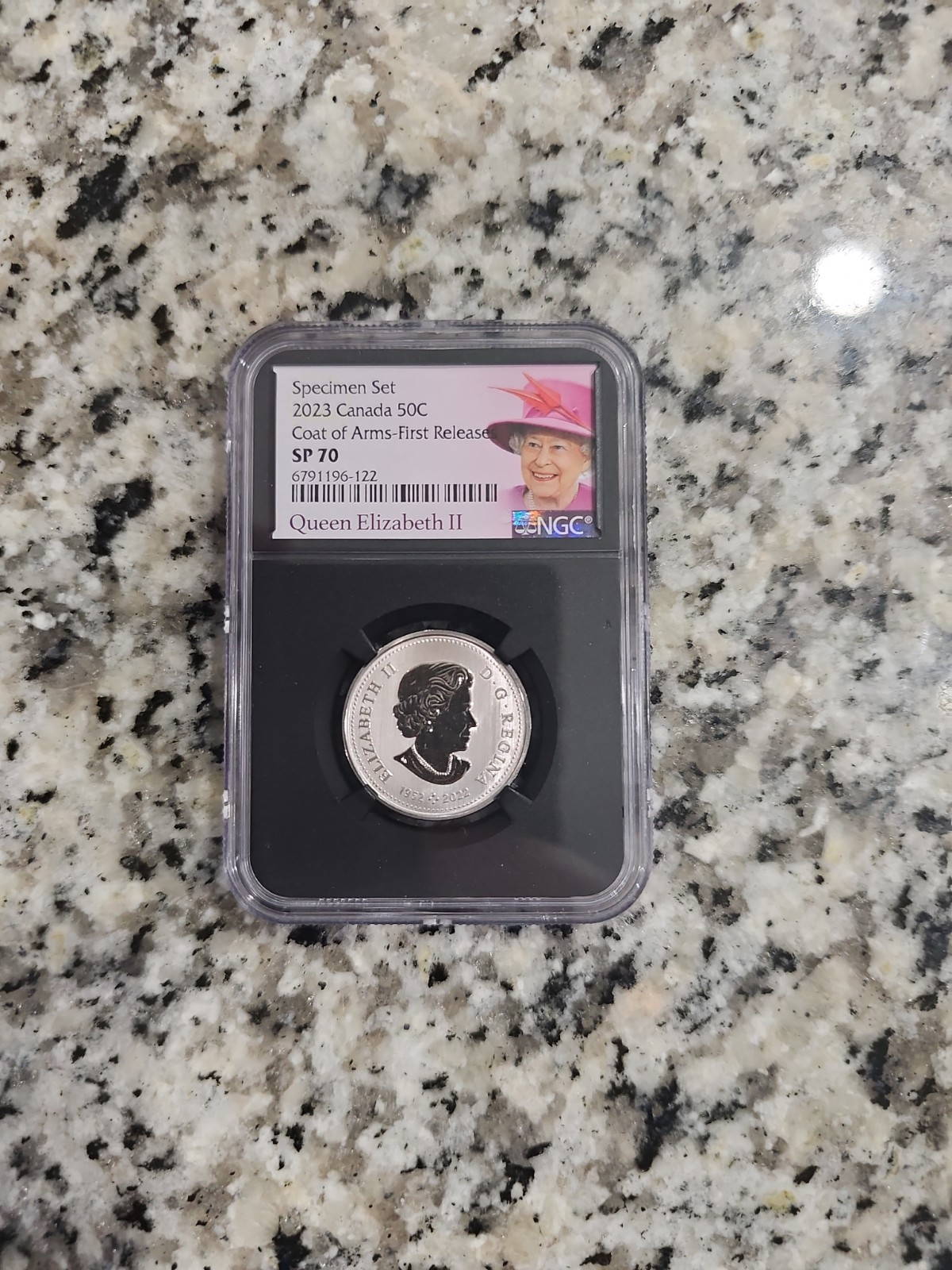 2023 Canada 50C Coat Of Arms- FIRST RELEASE SP 70