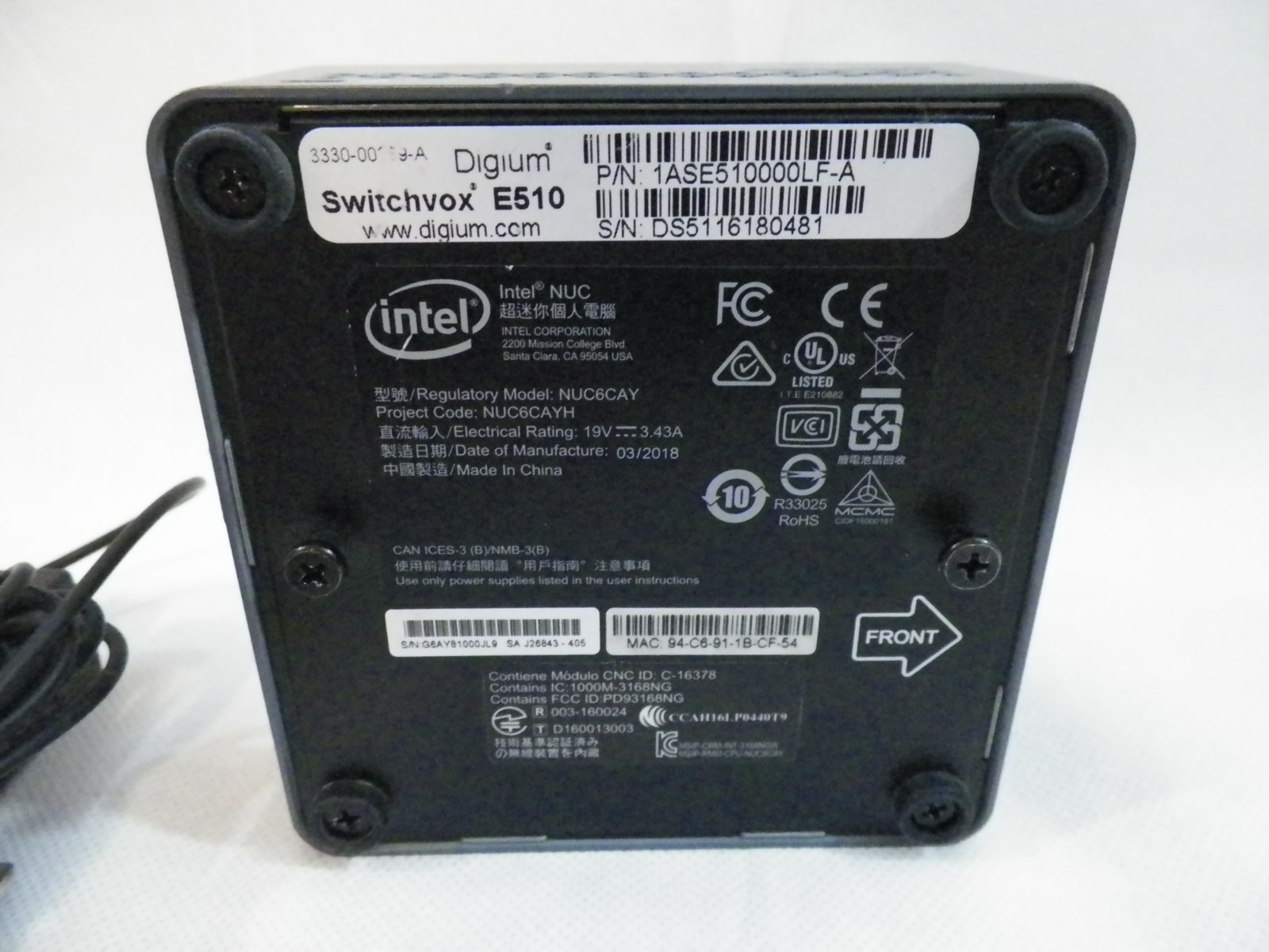 Digium Switchvox E510 1ASE510000LF-A