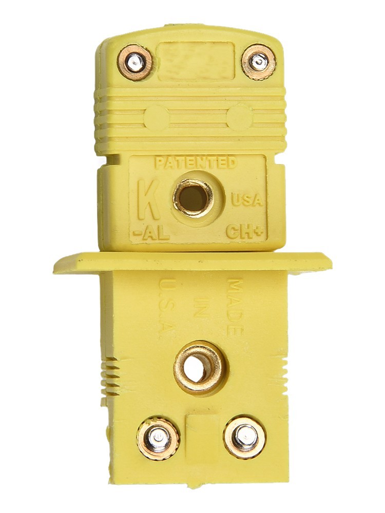 Alloy One-Set K Type,Thermocouple Miniature Socket & Panel Mount Plug-Connector