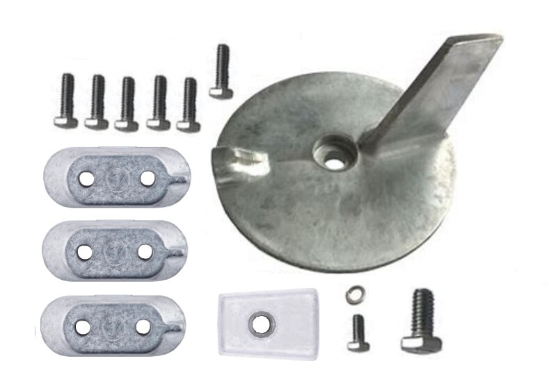 EMP 93-04627 Marine Anode Kit; Fits Yamaha 4-Stroke 30 To 60 Horsepower Outboard