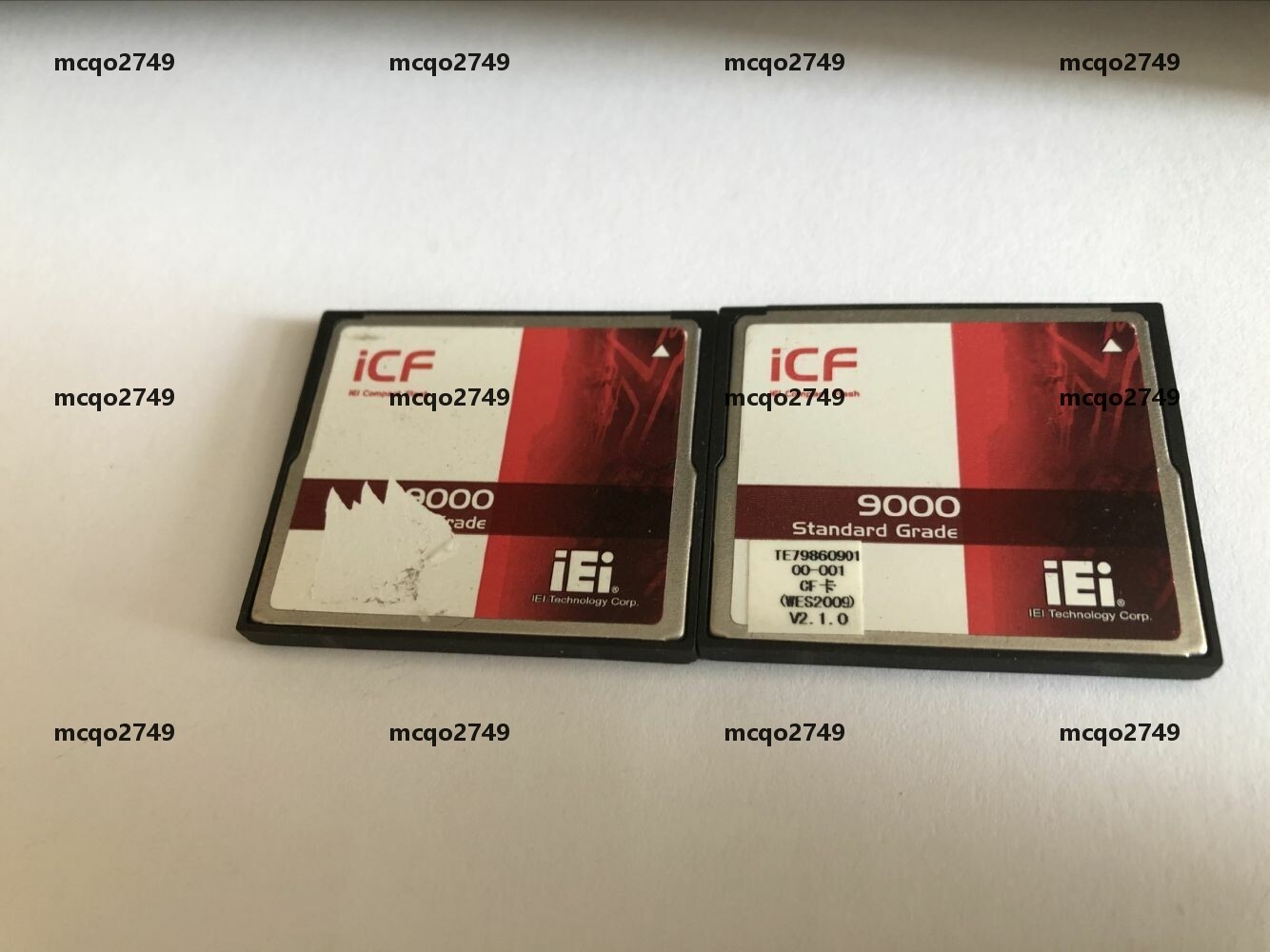 2PCS ICF 9000 Standard Grade 8gb cf CARD