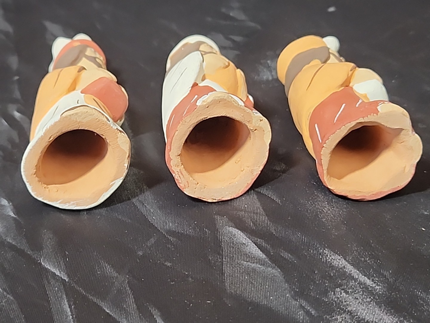 8 Pieces Peru Nativity Pieces/Clay Pottery