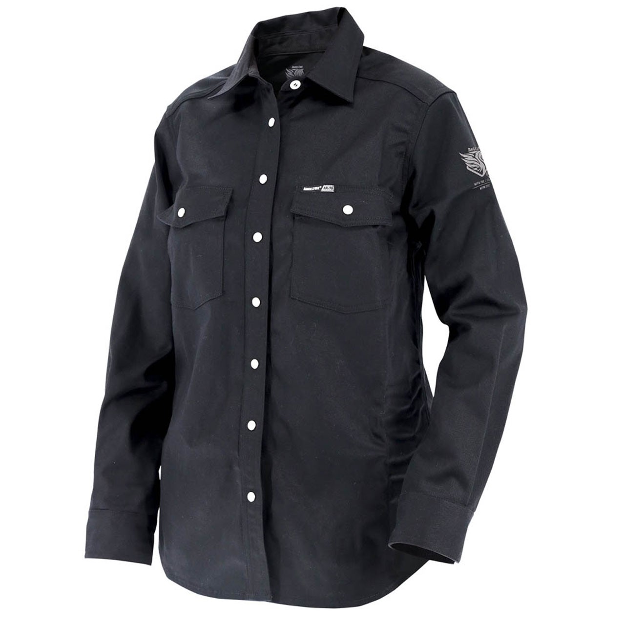 Black Stallion WF3515-BK AngelFire® Women’s 7 oz. AR/FR Cotton Work Shirt, XL