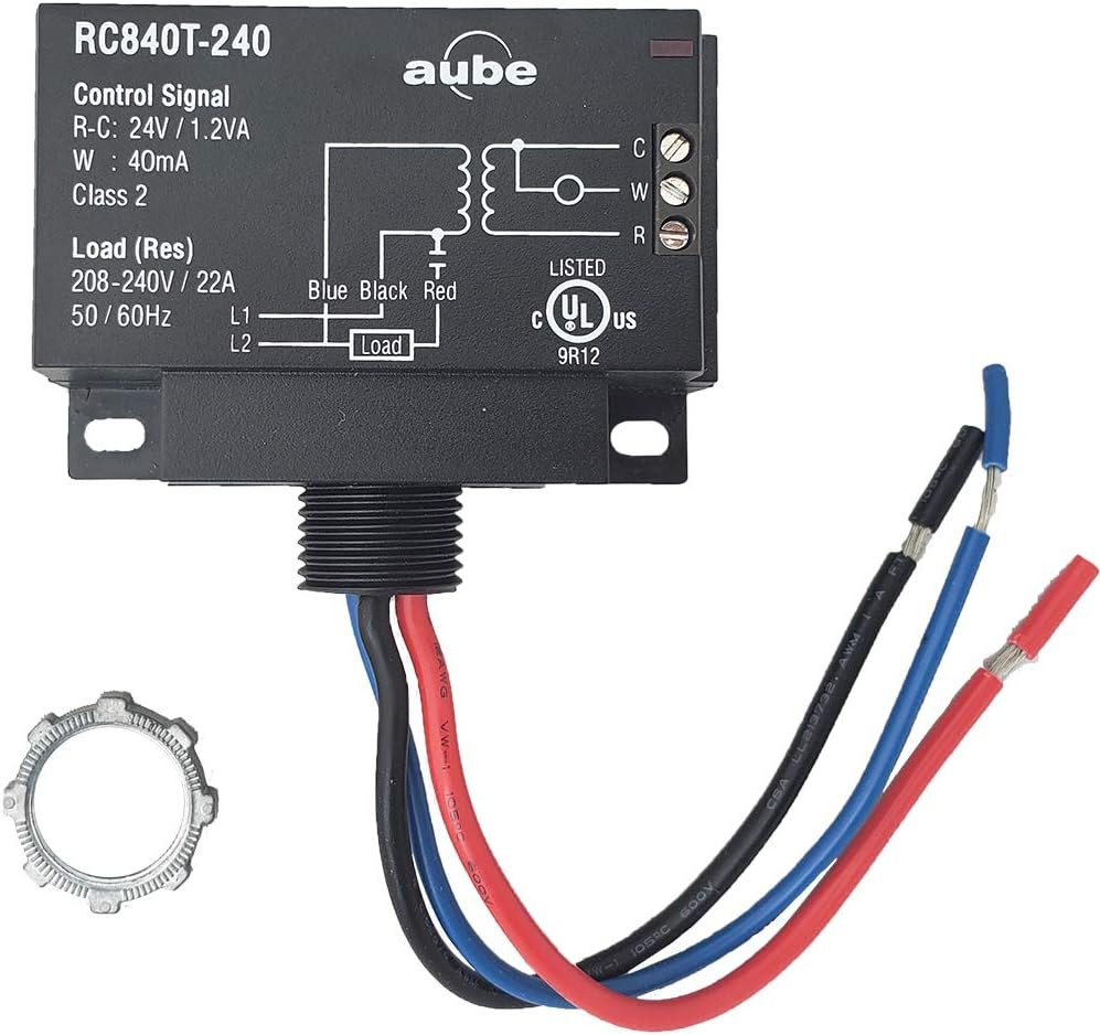 RC840T-240 On/Off Switching Electric Heating Relay with Built-In 24 V Transforme