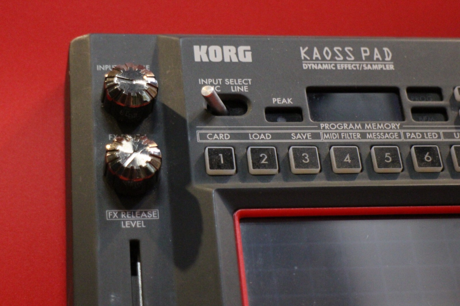 USED Korg KP-3 KAOSS PAD KP 3 Dynamic Effect Sampler sequencer U2311 240627