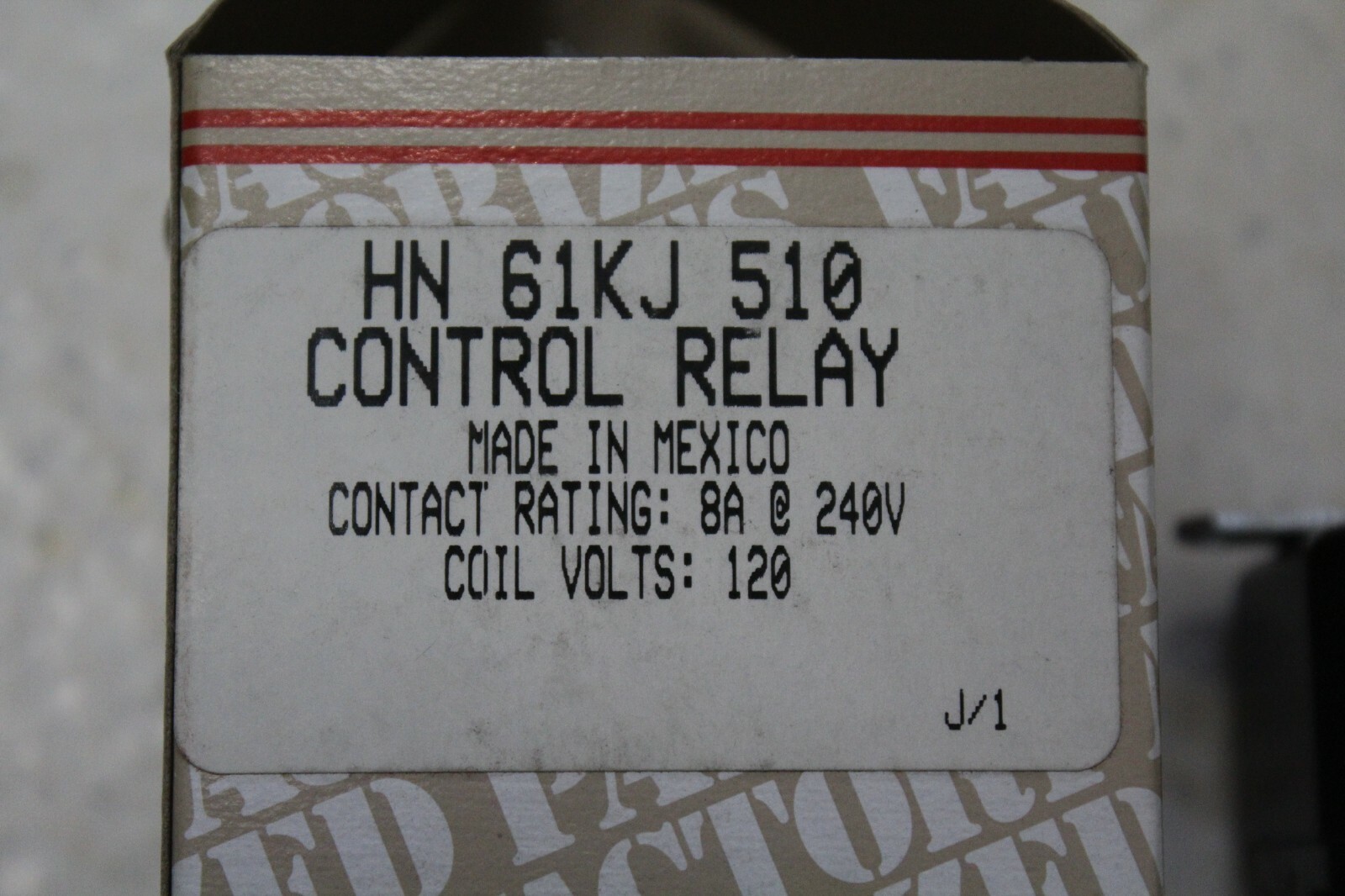 Carrier Bryant HN61KJ510 Control Relay