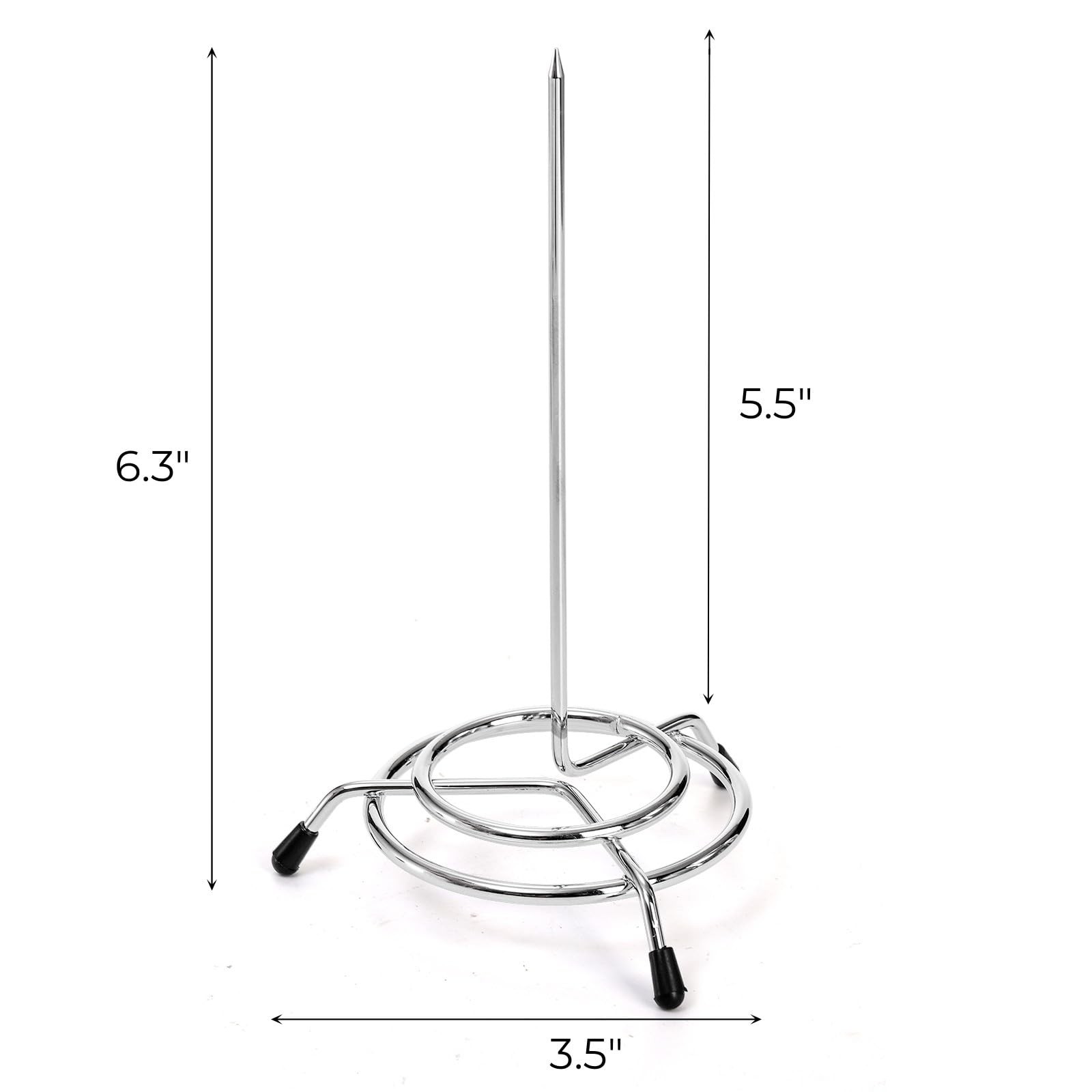 AVLA 10 Pack Check Spindle, Paper Receipt Holder Spike, Stainless Silver