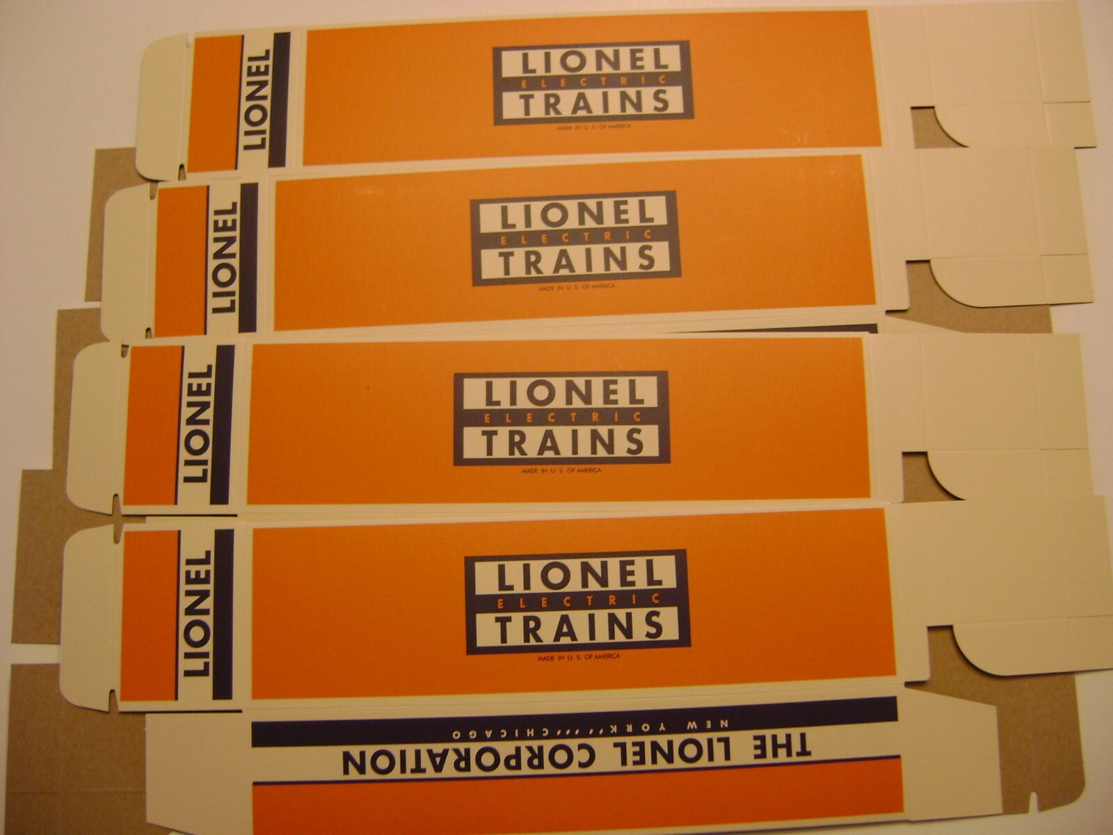 Lionel 6464  Licensed Reproduction Boxes (set of 4)-unnumbered