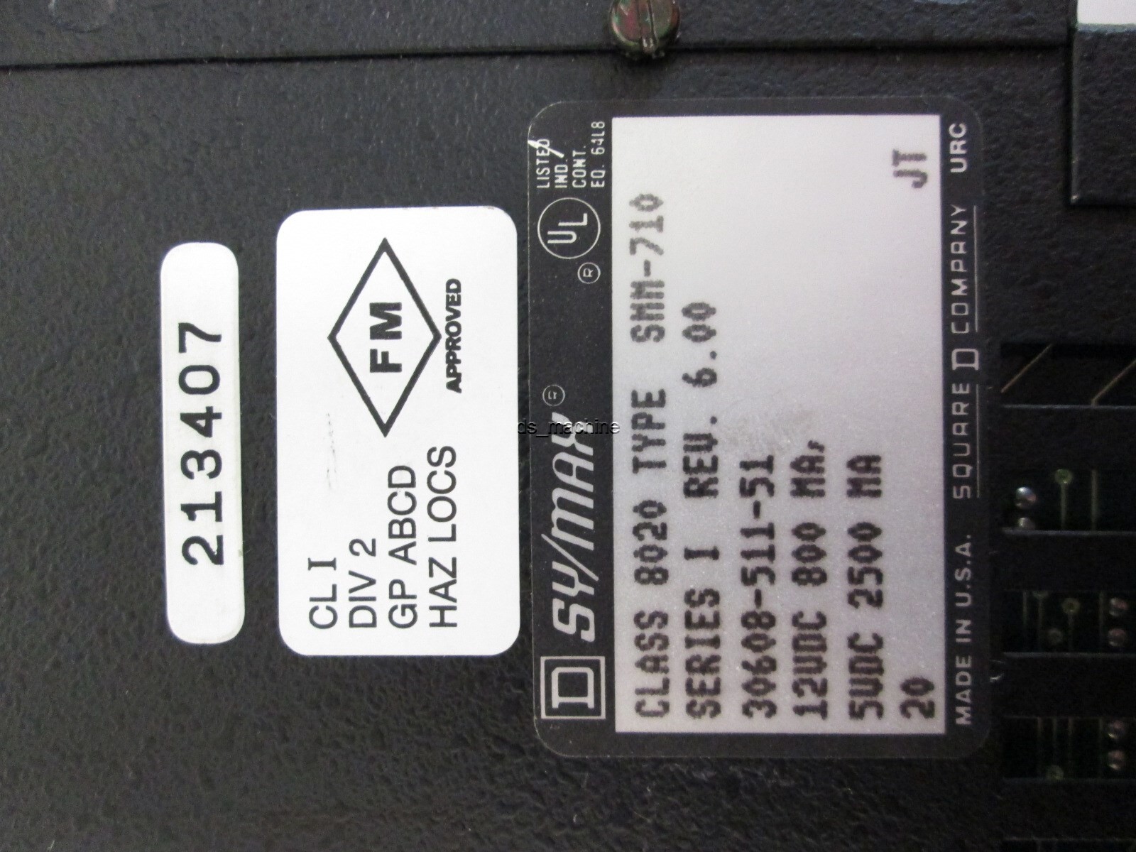 Square D 8020 SMM-710 Ser I Rev 6.00 Memory Module 32k Magnetic Bubble Memory