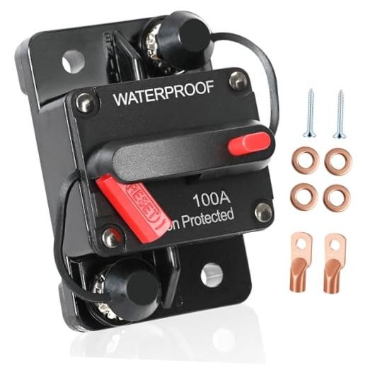 100 Amp Marine Circuit Breaker Switch for Trolling 100A Circuit Breaker Switch