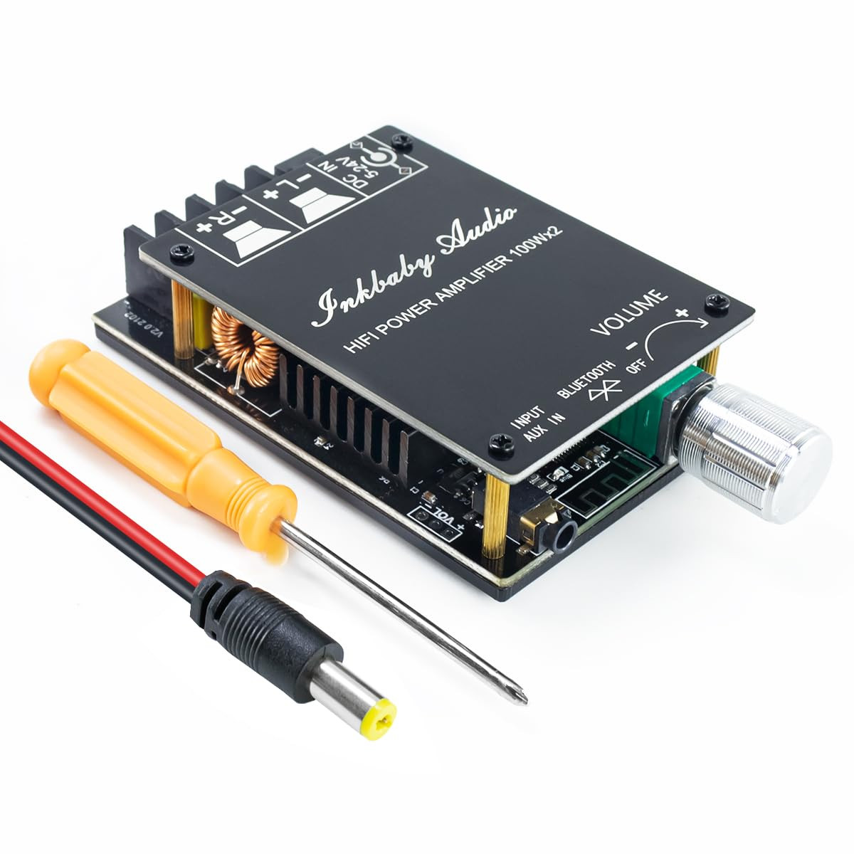 200W Bluetooth 5.0 Amplifier Board TPA3116D2 100W+100W Stereo Dual Channel Mini