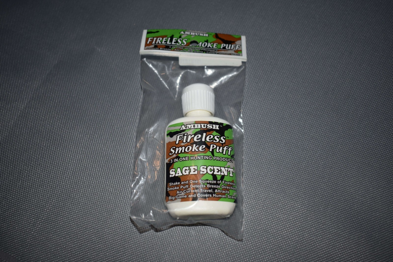 Moccasin Joe Ambush Fireless Smoke Puff 3 In 1 - Sage