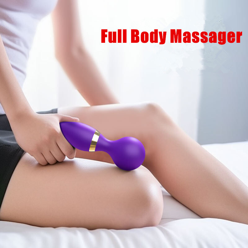 Double Head 8 Speed 20 Modes Vibrating Massager Full Body Magic Therapy Motor