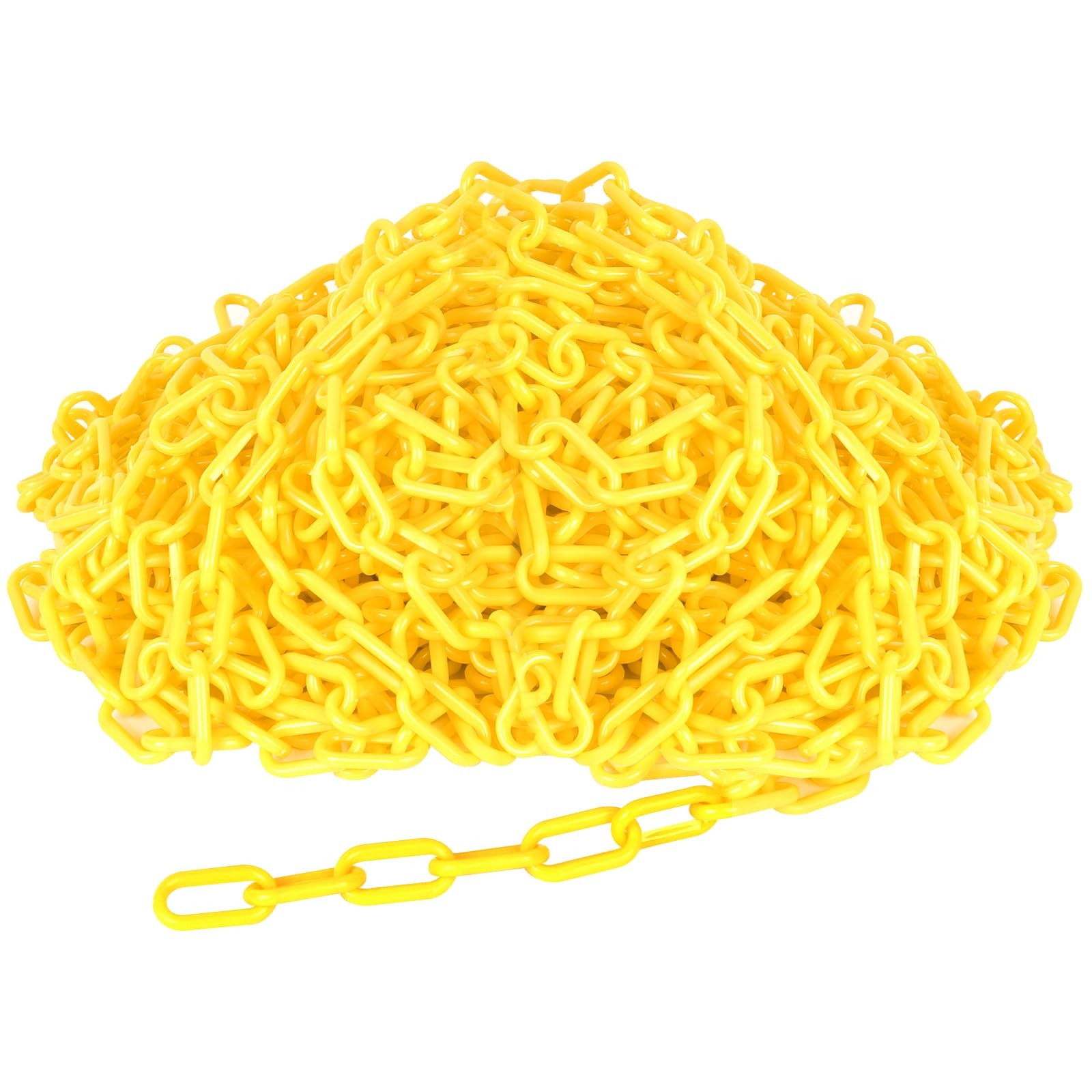 SNSMBNSR 200FT Plastic Chain, Yellow Chain Links, 200FT,