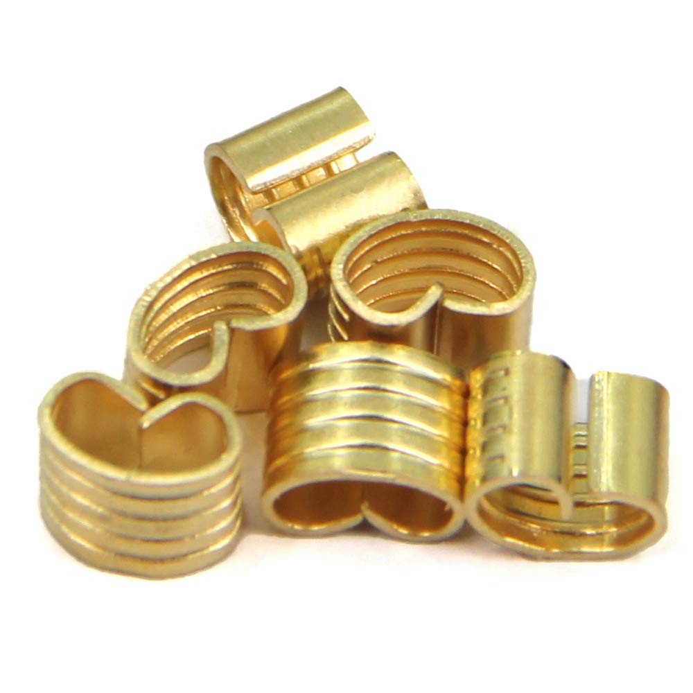 Zeberoxyz 10pcs Copper Buckle,Wire Cable Connector, Wire Cable Terminal Lightwei