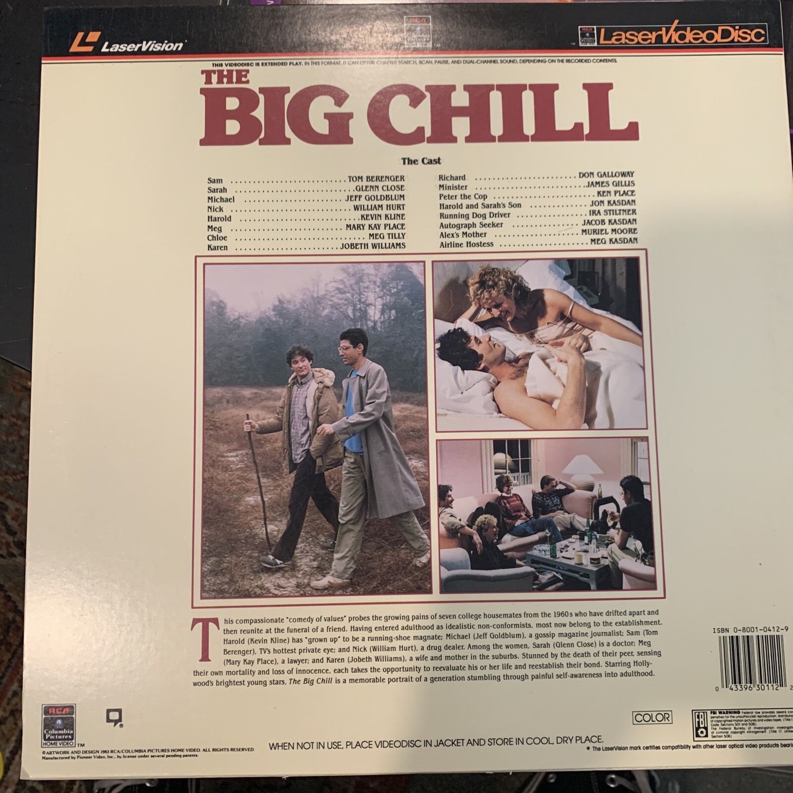 The Big Chill (Laserdisc)