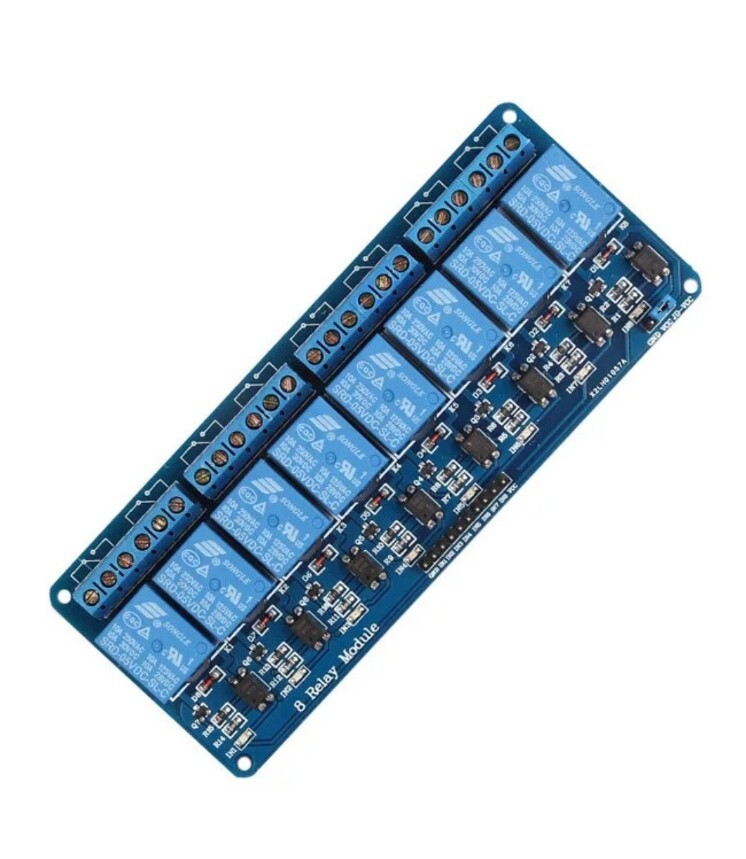 SainSmart 8-channel relay module board 5V for Arduino PIC AVR MCU DSP 15-20mA