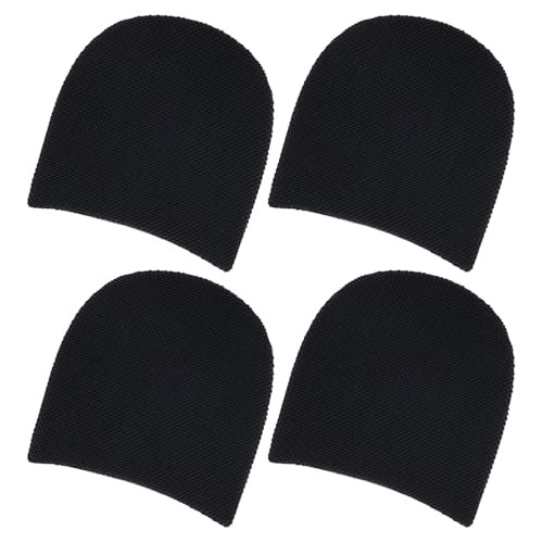 2 Pair Shoe Heel Repair Rubber Grips Pads, Thick Anti-Slip Heel Sole Bottom