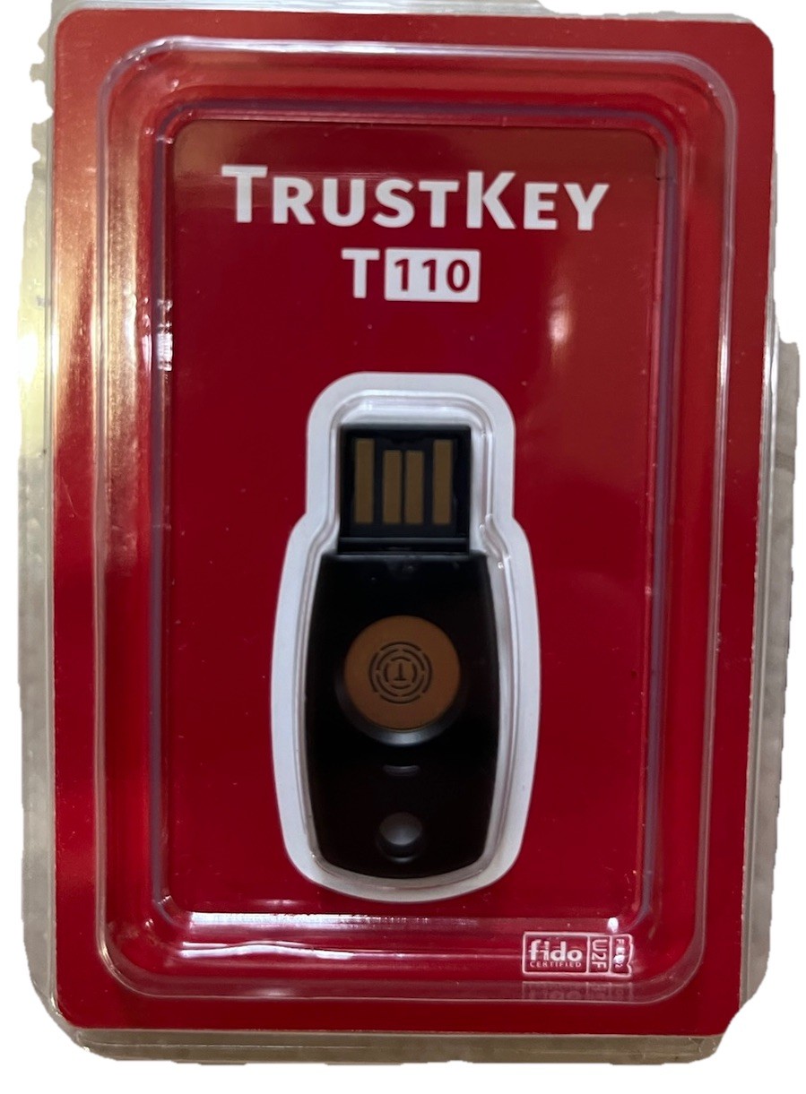 FIDO Security Key TrustKey T110 FIDO2 U2F Two Factor Authentication USB Key Type