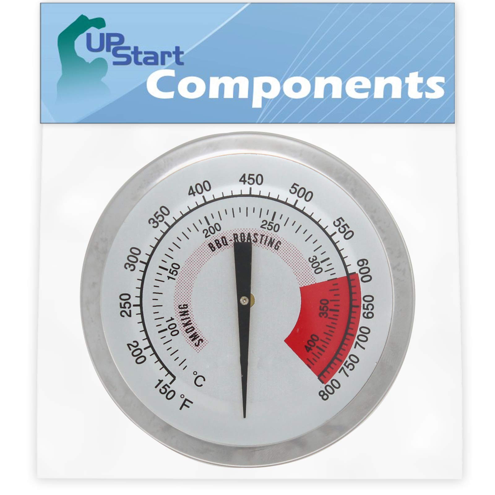 BBQ Grill Thermometer Heat Indicator Replacement Parts for Kitchenaid Silver