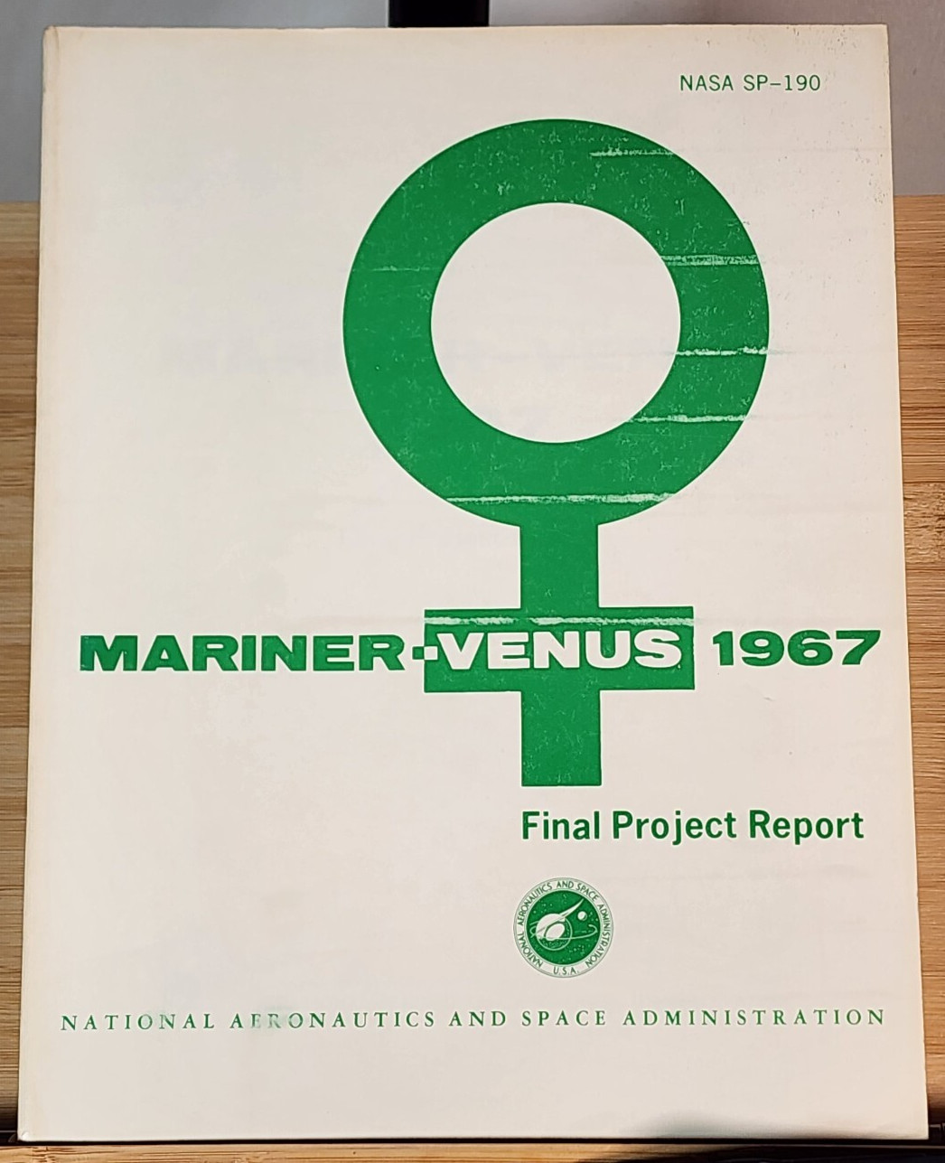 Mariner-Venus 1967 Final Project Report NASA SP-190 1971