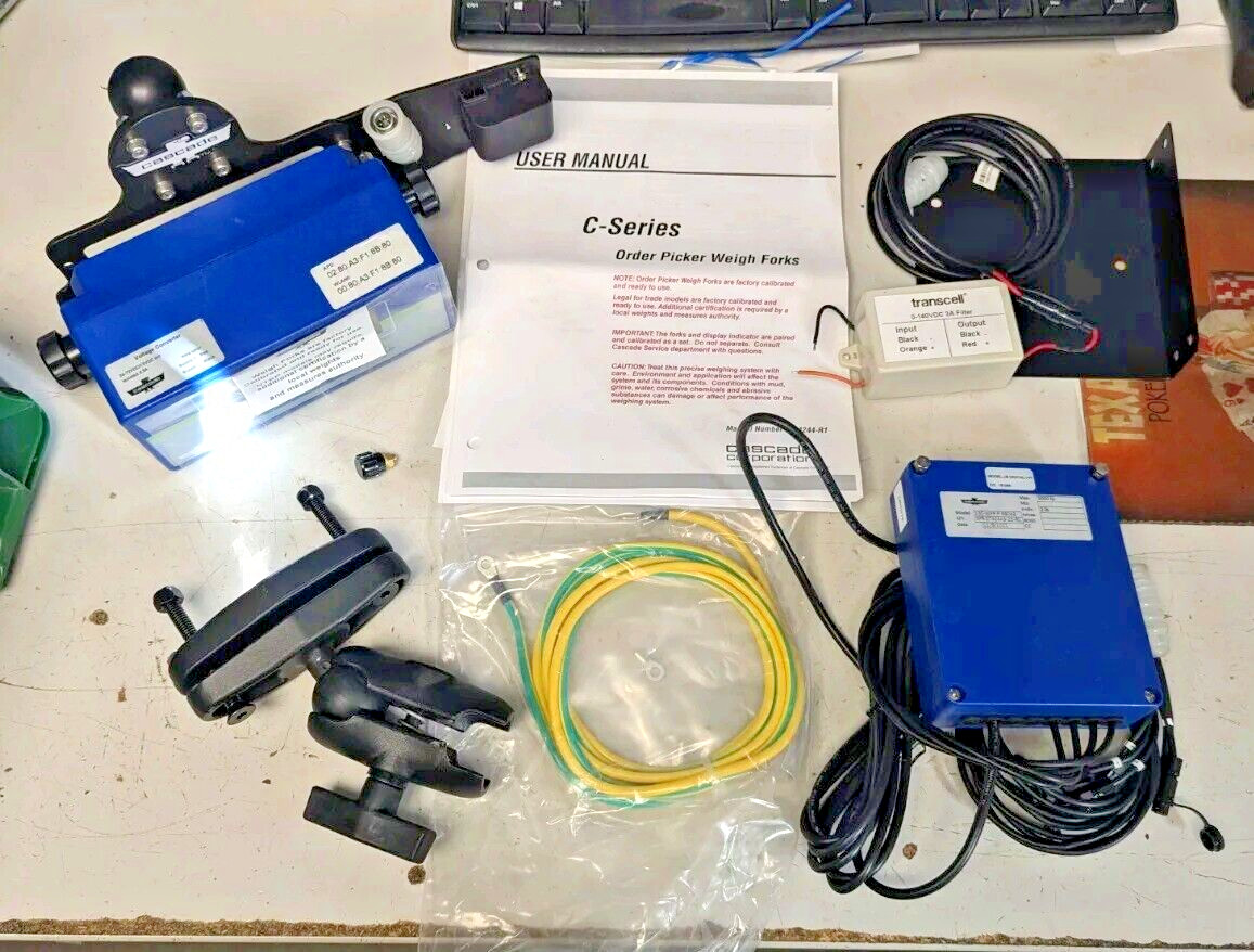 Cascade 15C-WFP-P-98049 JB Digital-I-FI Order Picker Weigh Forks - HAS DAMAGE!!!