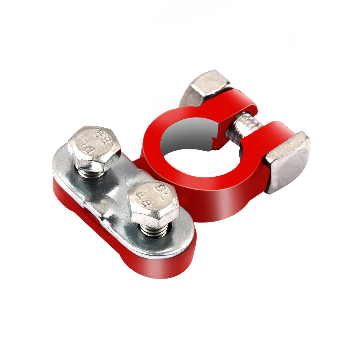 Car Battery Terminal Clamp Connectors Positive Negative Release Disconnect 2PCS