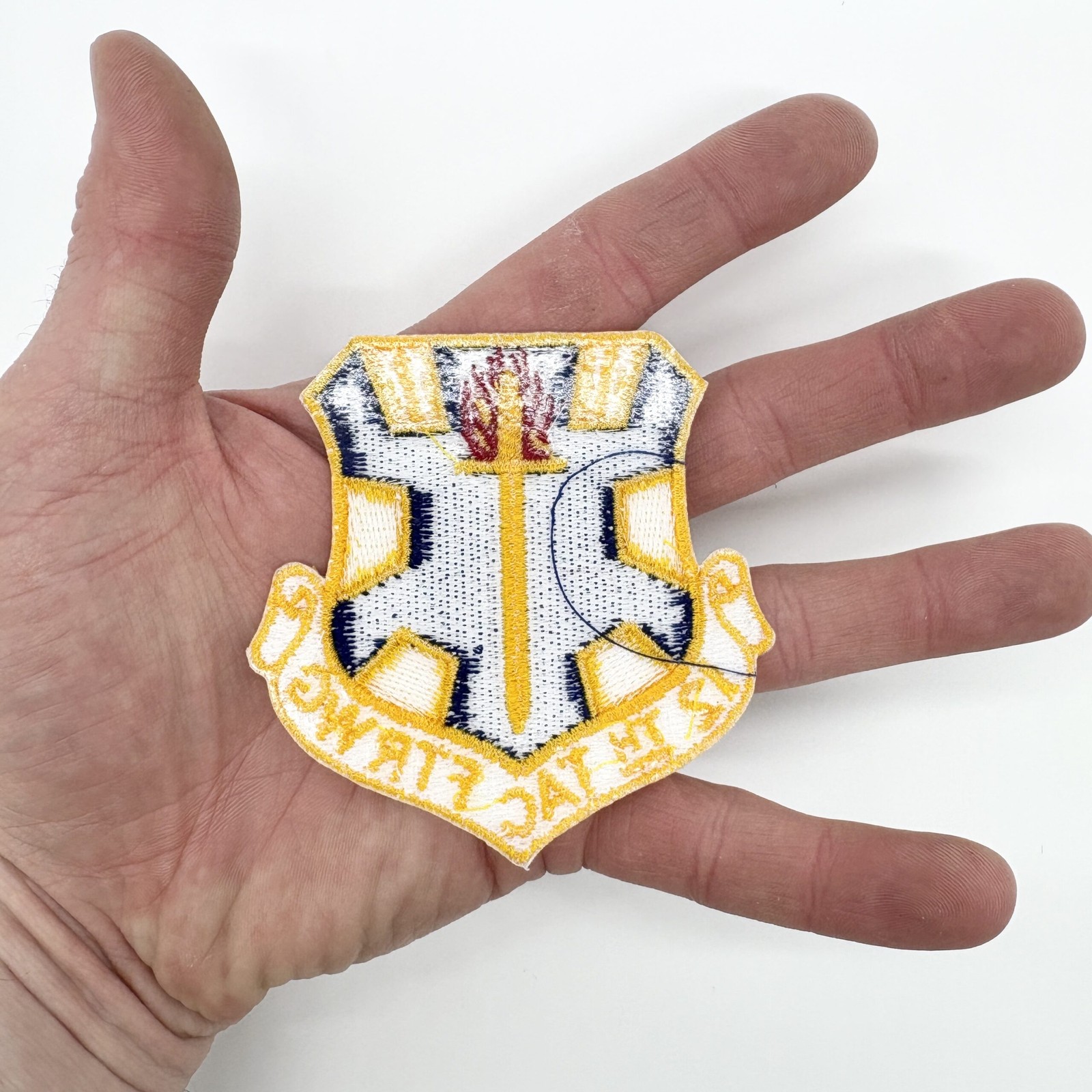 12th Tactical Fighter Wing (12 TFW), 3in, Iron-on/Sew On, Patch