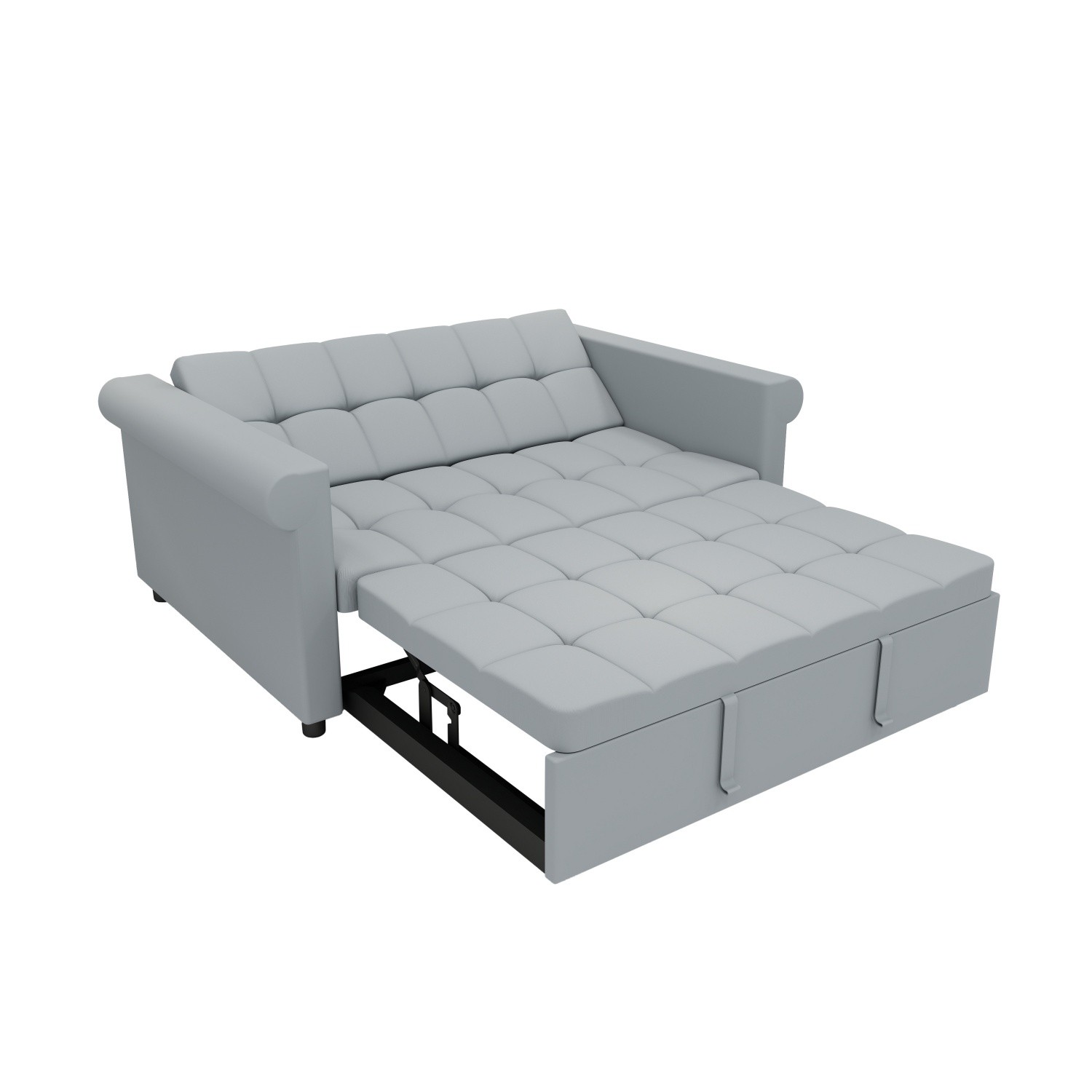 Convertible Sleeper Sofa Bed Modern Velvet Loveseat Sofa Couch with Pull Out Bed