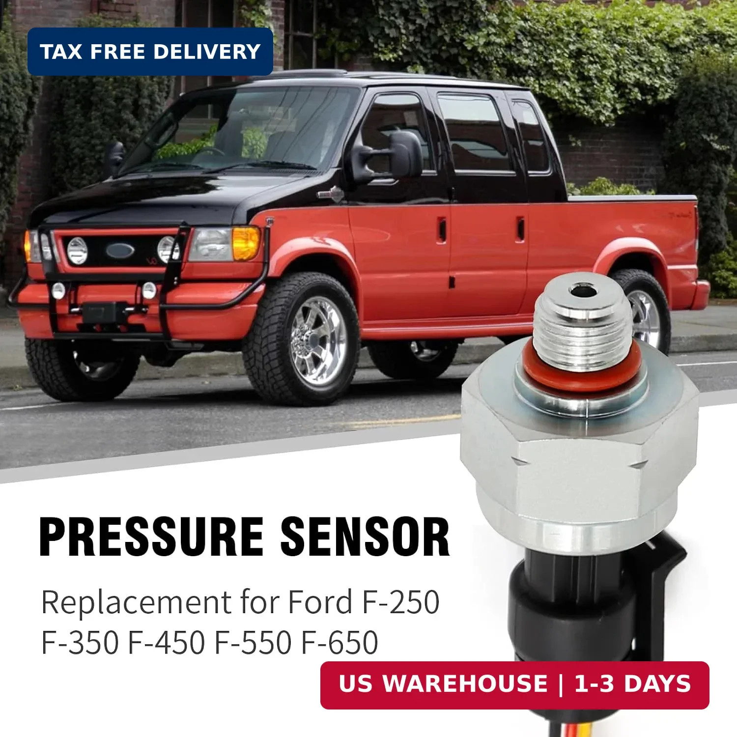 UOIENRT Injection Control Pressure Sensor Replacement for Ford 7.3 Powerstroke E