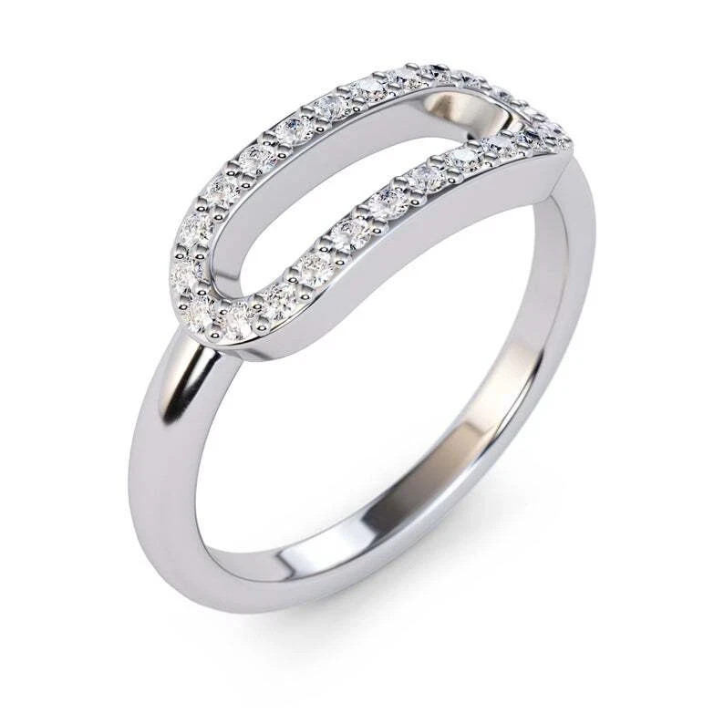Round Cut 1.30 Ct VVS1 Diamond Lab-Created Engagement Ring 14K White Gold FN