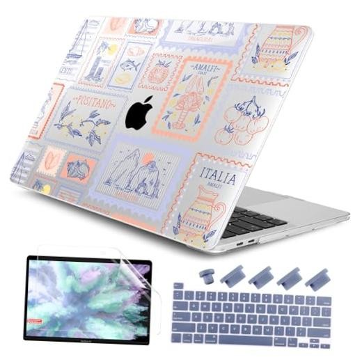 Compatible with MacBook Pro 13 inch Case 2024 2023-2020 Release Italy Stamp