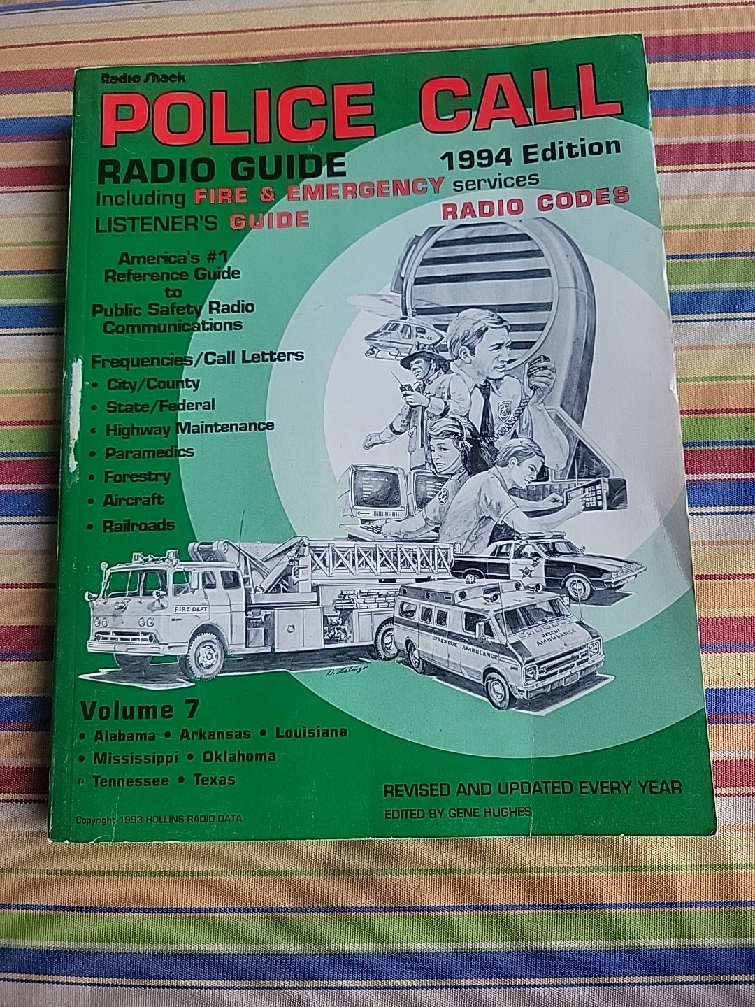VTG 1994 Radio Shack Police Call Radio Guide Vol 1 Northeast States Gene Hughes