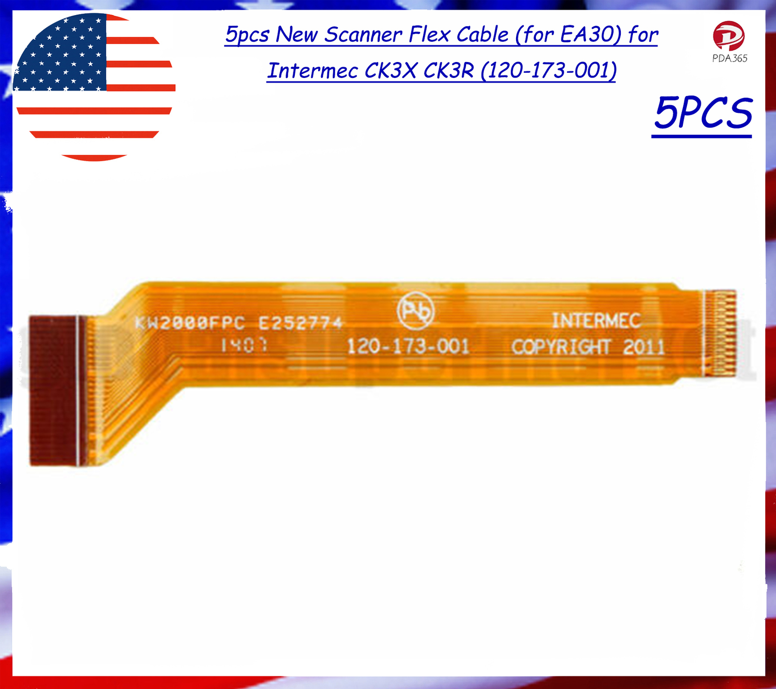5pcs New Scanner Flex Cable (for EA30) for Intermec CK3X CK3R (120-173-001)
