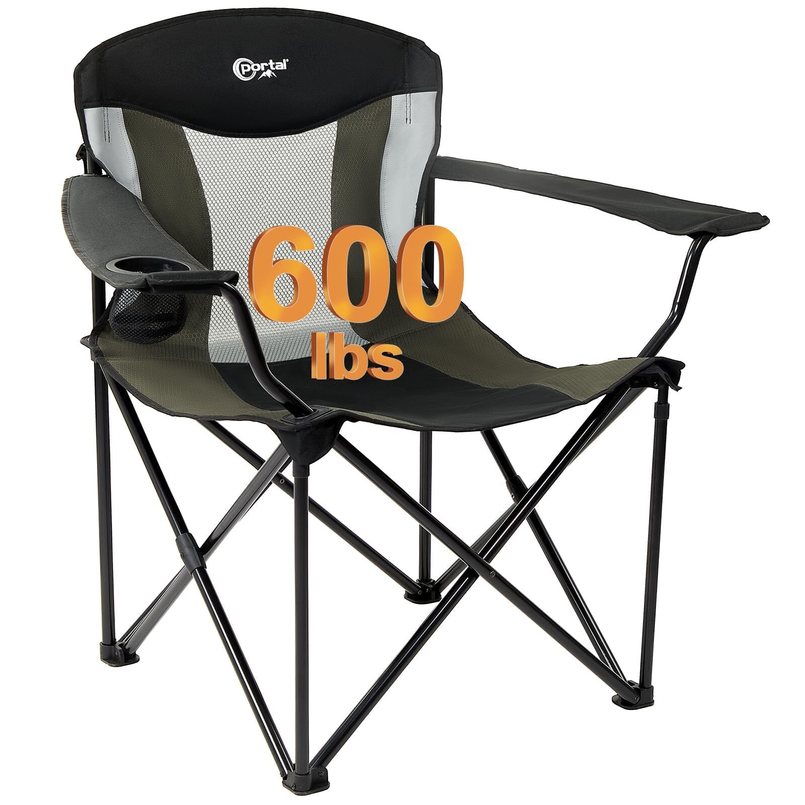 Oversized Camping Chair Big And Tall Folding Camp Chair Portable Lawn Chairs Hea