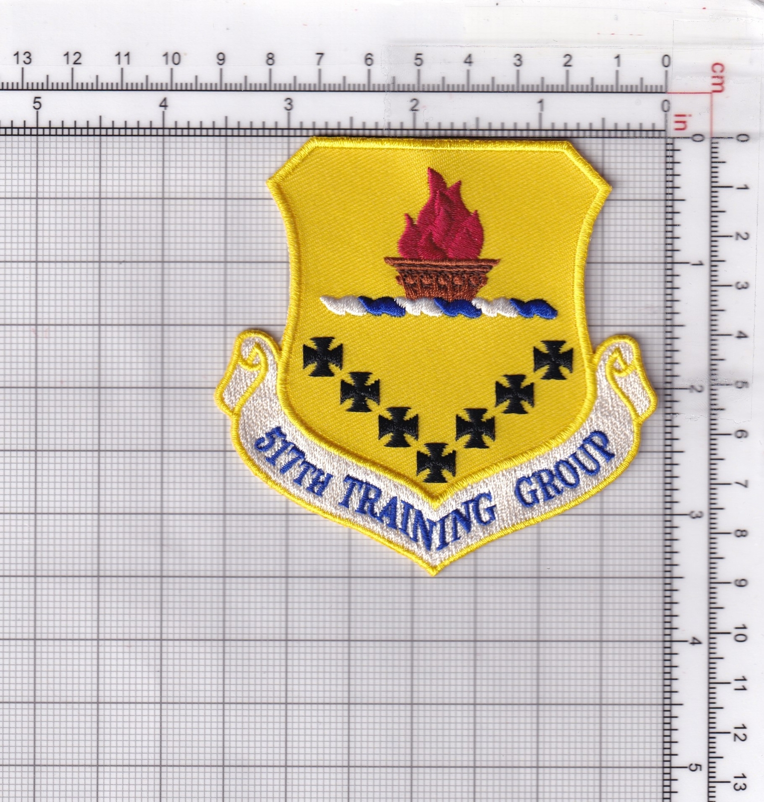 517th Training Group Embroidered Patch, 3.5 inch, Sew On