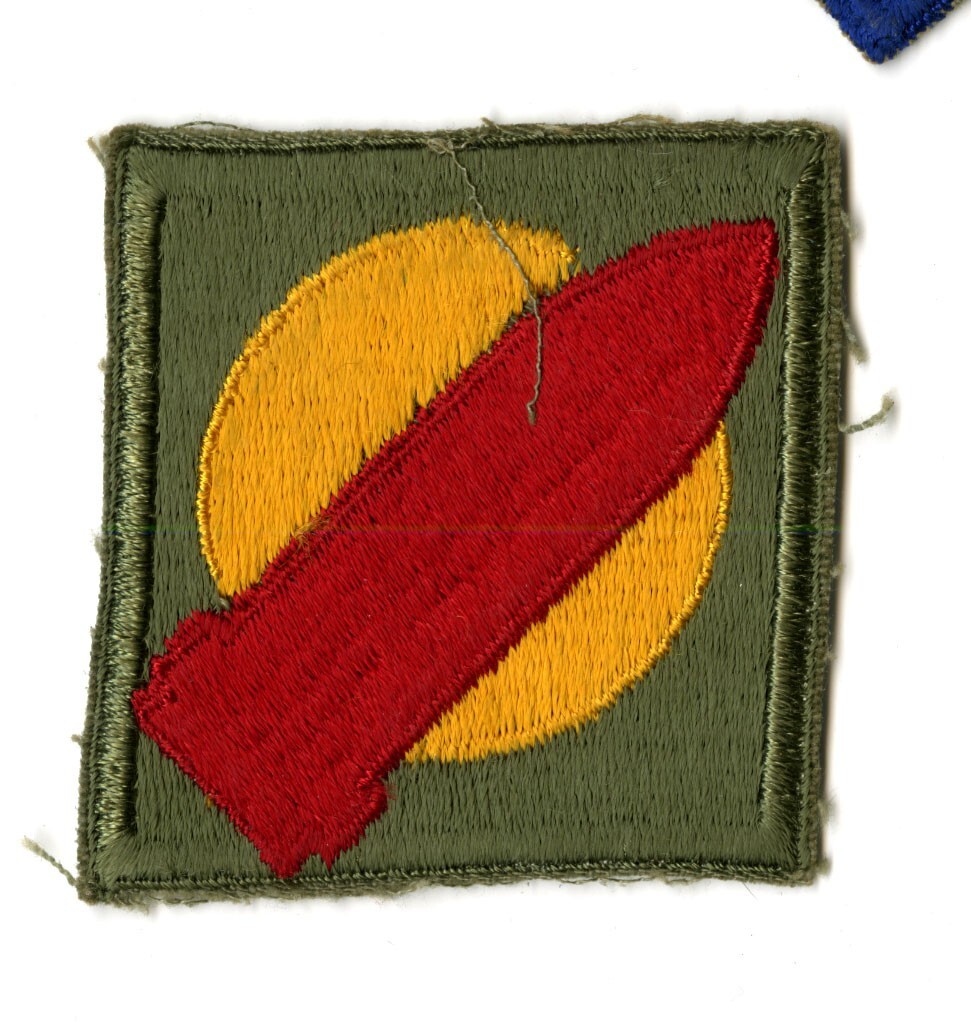 1st Coast White Back Patch WWII Original New England