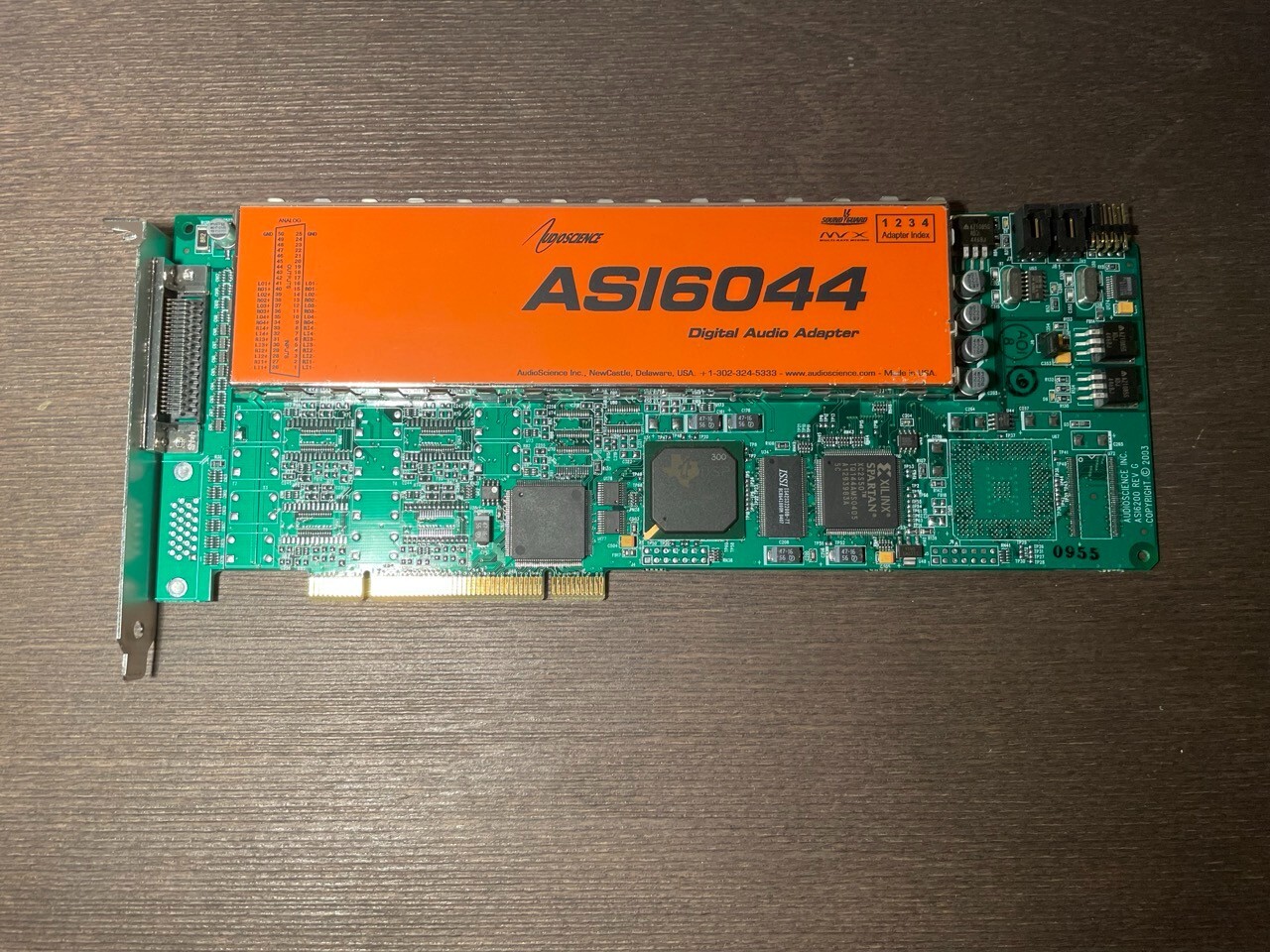AudioScience ASI6044 Audio Expansion Multichannel PCI Card