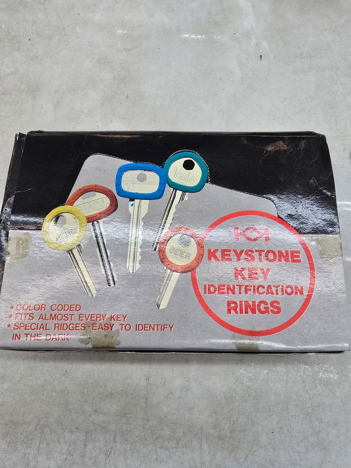 Locksmith Key Identifiers Box of 200 Assorted Colors