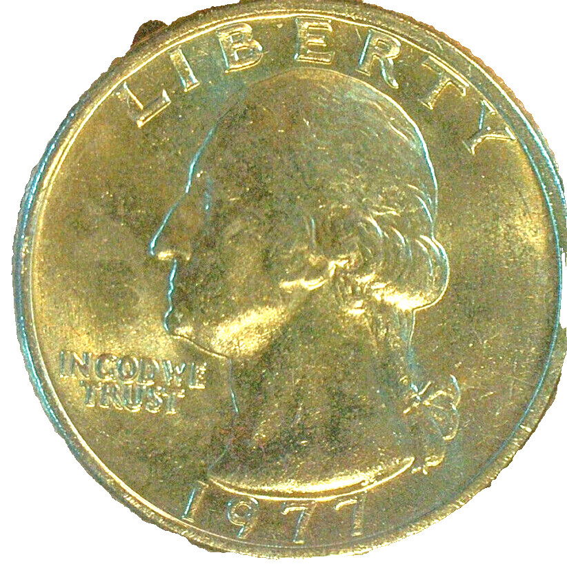 WORLD COIN SALE--1977 UNITED STATES WASHINGTON BUSINESS QUARTER KM#164a