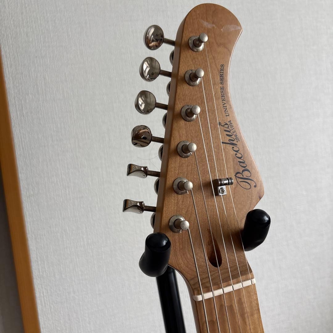 Bacchus brown electric guitar