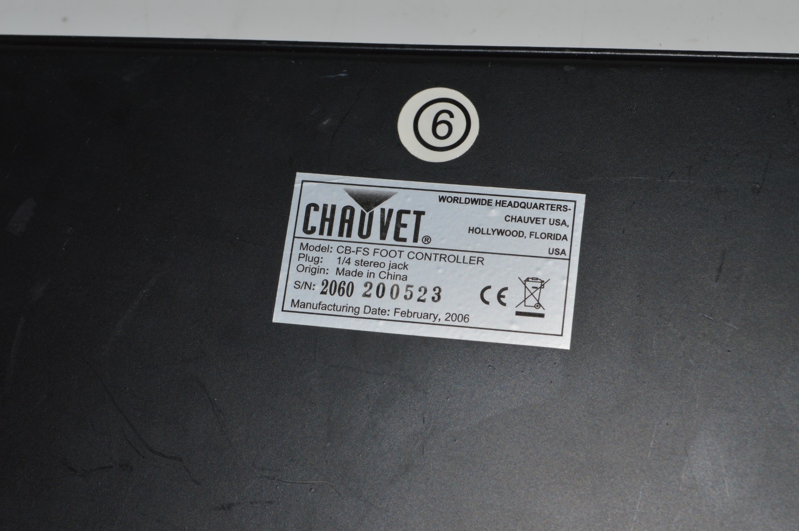 ^^ CHAUVET CB-FS FOOT CONTROLLER FOR STAGE LIGHTING (ELE48)