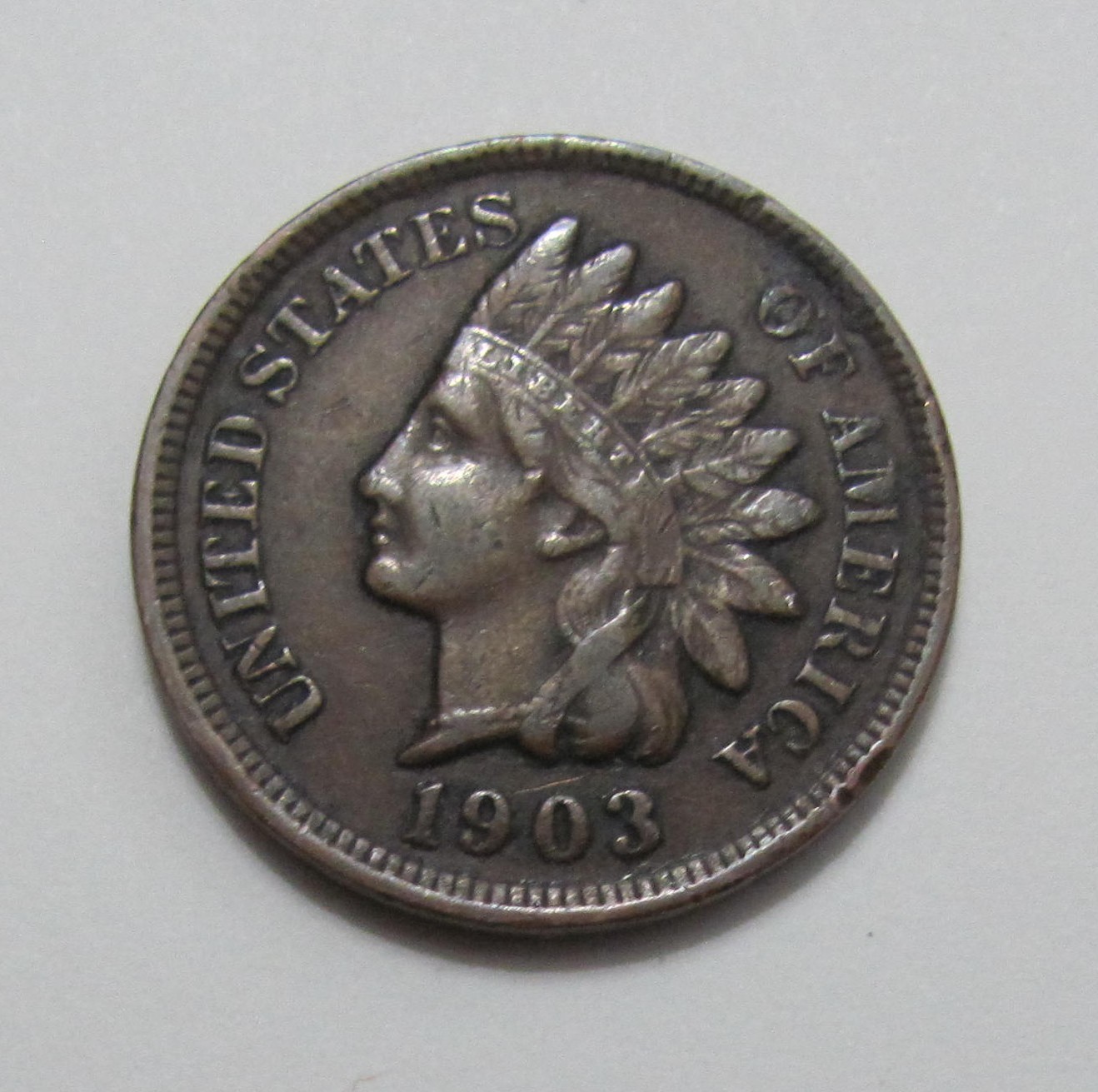 1903 Indian Head Penny Circulated VF with Liberty