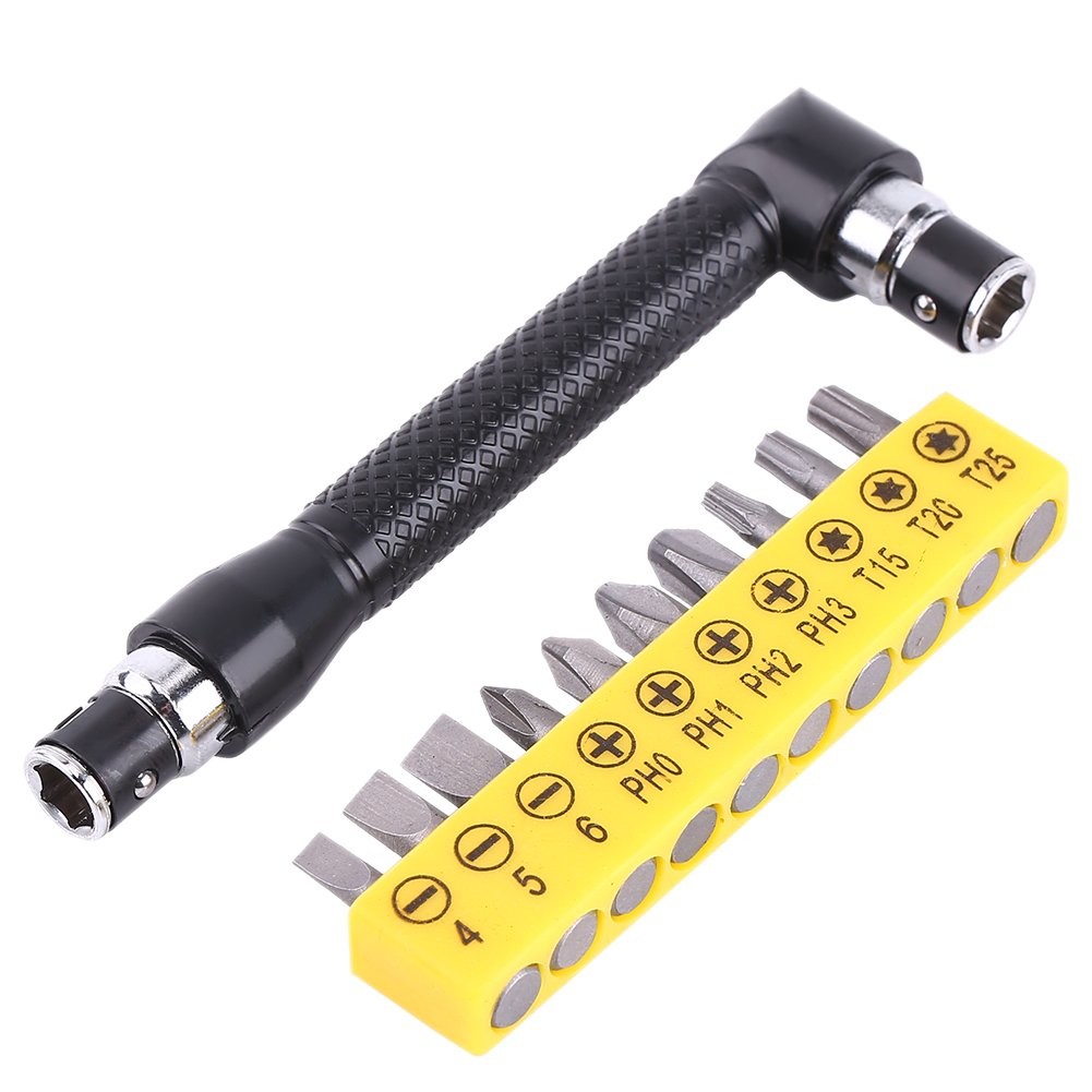 L Shaped Wrench, L Shape 1/4 Inch Hex Socket Wrench Double Head with Various ...