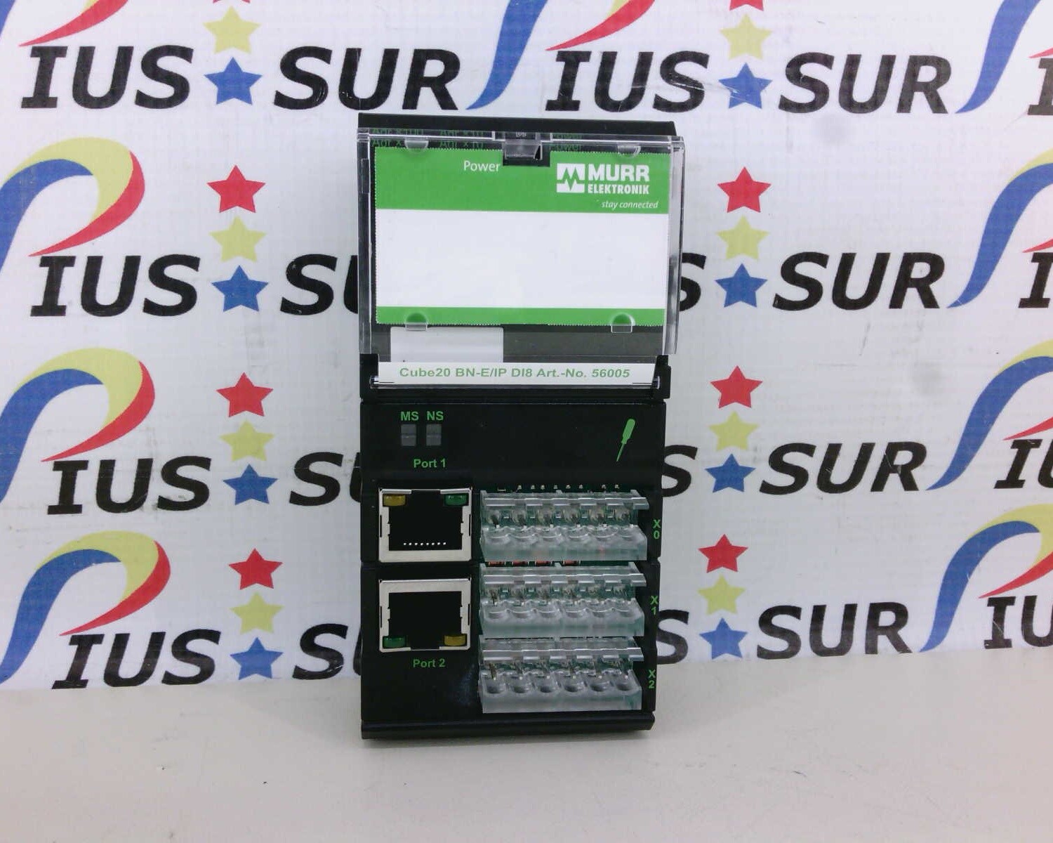 NSSP Murr Elektronik Cube20 Bus Node ETHERNET-IP 56005 8 Digital Inputs