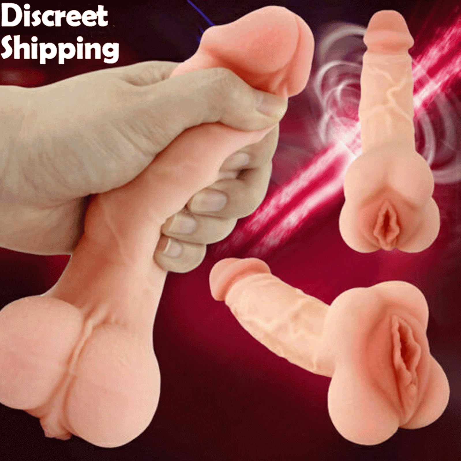 Penis SLEEVE Adult Male Realistic Vagina Pocket Pussy Masturbator Sex Toy Couple