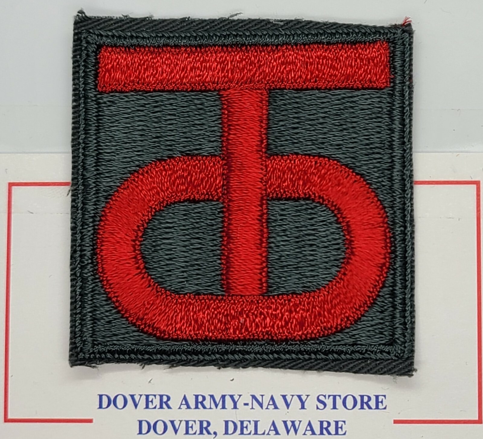 US ARMY 90TH INFANTRY DIVISION CLASS A PATCH - FULL COLOR - PRE-1967