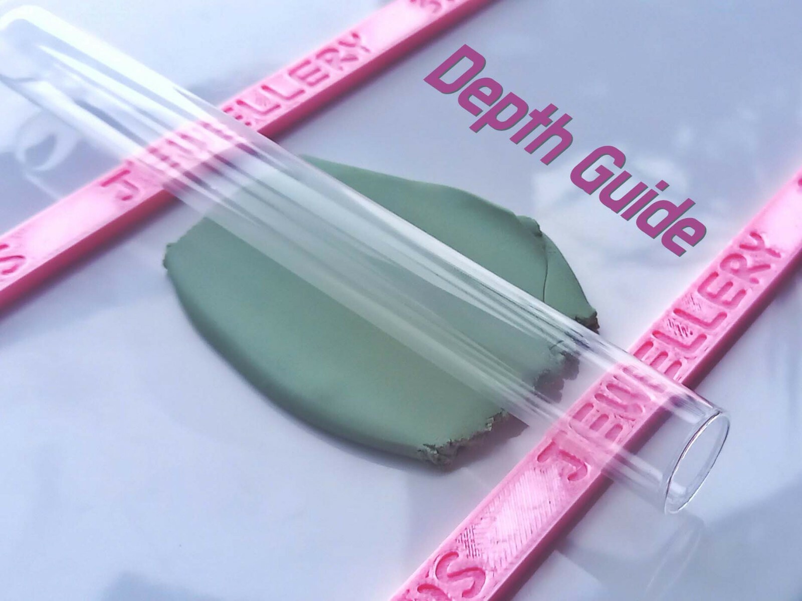 Polymer clay Depth guides | Thickness Rolling Gauge | Roller Spacers rulers